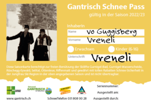 Gantrisch Schnee Pass